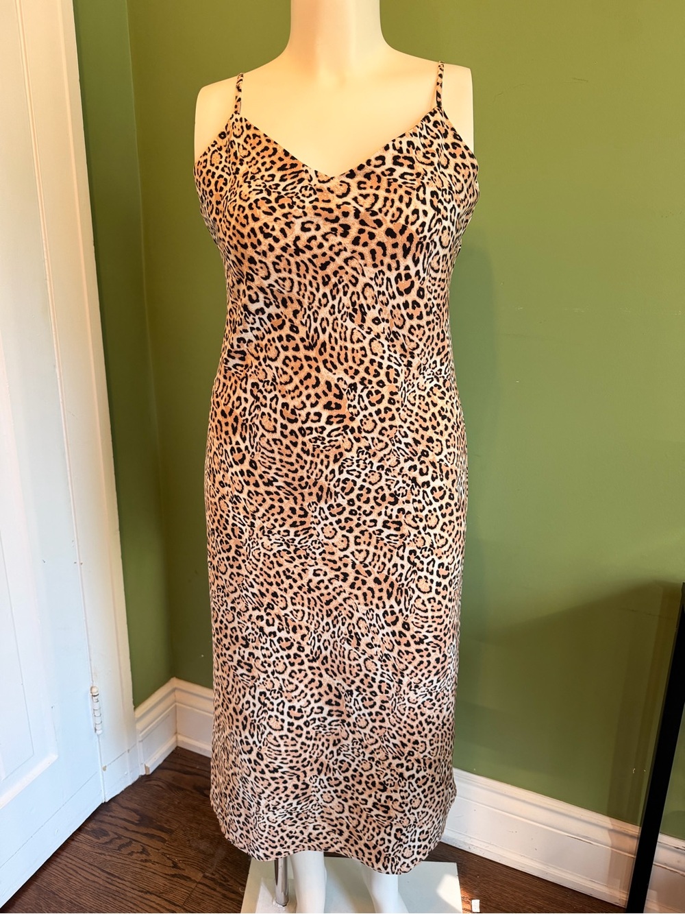 Joe FreshLeopard Print Slip Dress in Tan and Black size 10